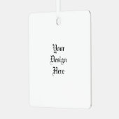 Aangepast Metalen Ornament (Voorkant links)