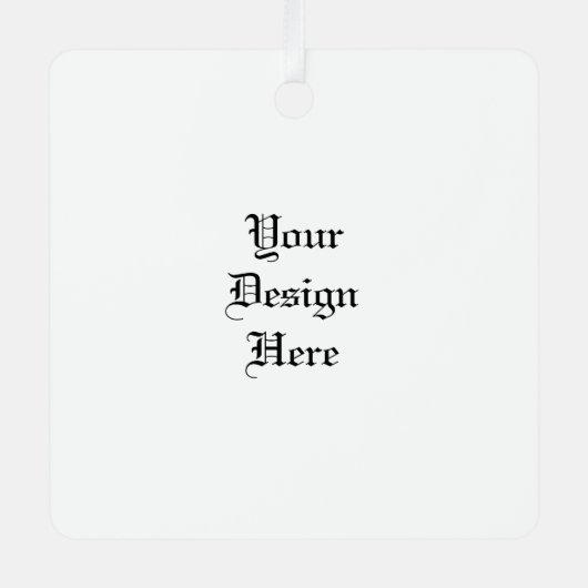 Aangepast Metalen Ornament (Voorkant)