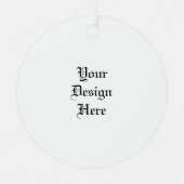 Aangepast Metalen Ornament (Voorkant)