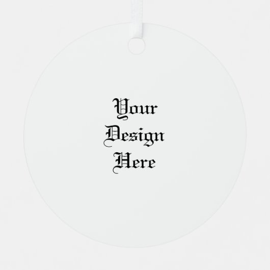Aangepast Metalen Ornament (Voorkant)
