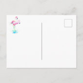 Aangepast Miami Beach Florida - Zwembad Ontspannin Briefkaart (Achterkant)