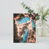 Aangepast Miami Beach Florida - Zwembad Ontspannin Briefkaart (Staand voorkant)