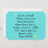 Aangepast midden Cartoon Uitnodiging (Achterkant)