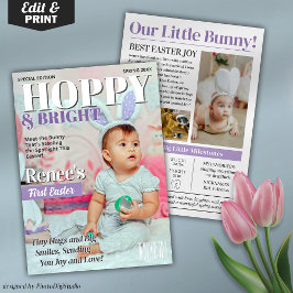 Aangepast Mijn eerste Paas Kaart, Magazine Hoesje  Feestdagenkaart