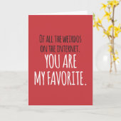 Aangepast Mijn favoriete rare snuiter op internet  Kaart (Gele Bloem)