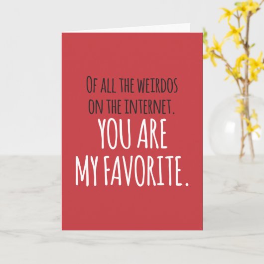 Aangepast Mijn favoriete rare snuiter op internet  Kaart (Gele Bloem)