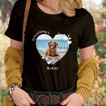 Aangepast mijn hart behoort tot de foto van Honden T-shirt<br><div class="desc">Draag je beste vriend met je overal waar je met dit shirt van de hondenliefhebber van een aangepast huisdier gaat! Een moet hebben voor elk hondenliefhebber, hondenmam en hondenvader. Dit shirt citeert: "Mijn hart behoort tot" ... Pas je aan met de favoriete foto en naam van je hond. COPYRIGHT ©...</div>
