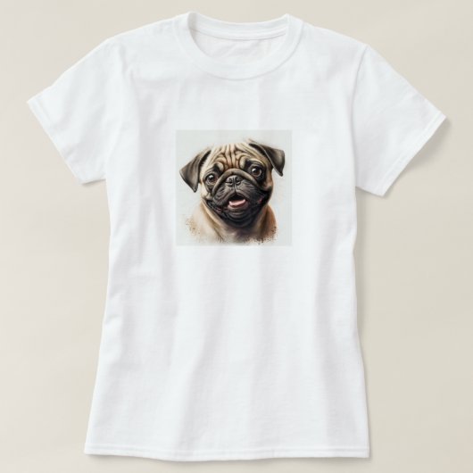 Aangepast mijn hart behoort tot de foto van Honden T-shirt (Design voorkant)