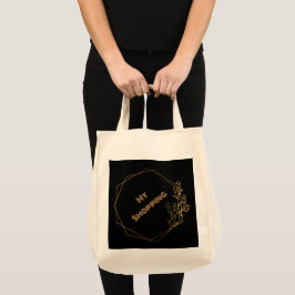 Aangepast Mijn het Winkelen Tekst afbeelding Stijl Tote Bag