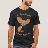 Aangepast mijn naam is het Shirt Chihuahua (Voorkant)