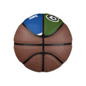 Aangepast mini-basketbal met klein voetbal logo basketbal (Rechts)