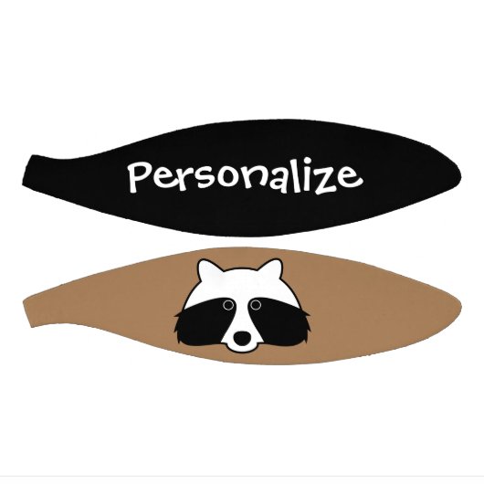 Aangepast mini-basketbal met kleine raccons-logo basketbal (Panelen)