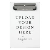 Aangepast Mini Klembord 9 "x6" (Voorkant)