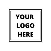 Aangepast minimaal bedrijf Uw Logo Rubberstempel (Afrduk)