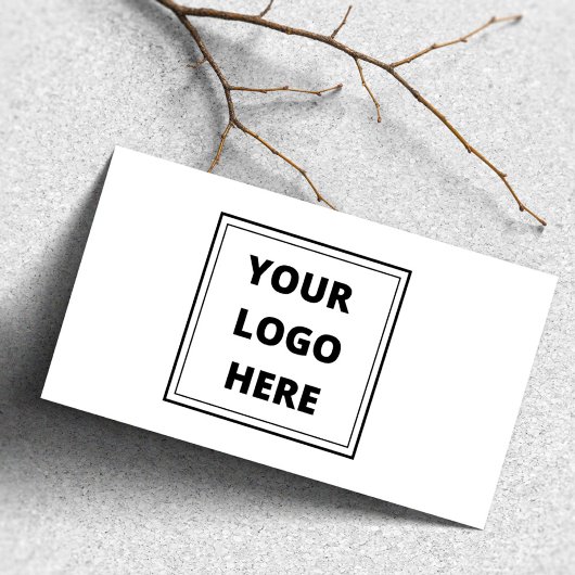 Aangepast minimaal bedrijf Uw Logo Rubberstempel
