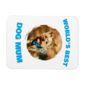 Aangepast Minimaal Beste Hond Kat Moeder Moeder Hu Magneet (Horizontaal)