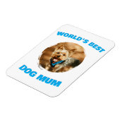 Aangepast Minimaal Beste Hond Kat Moeder Moeder Hu Magneet (Linkerzijde)