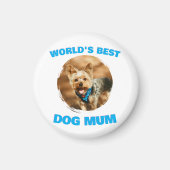 Aangepast Minimaal Beste Hond Kat Moeder Moeder Hu Magneet (Voorkant)