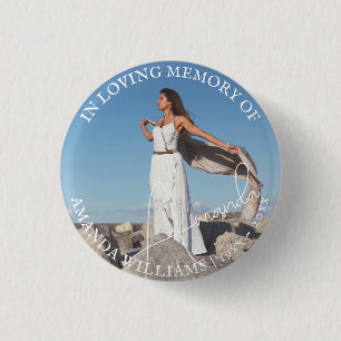 Aangepast, minimaal eenvoudig toetsenbordfotoscrip ronde button 3,2 cm