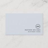 Aangepast minimaal monogram Visitekaartje (Voorkant)