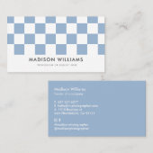 Aangepast minimaal monogram Visitekaartje (Voorkant / Achterkant)