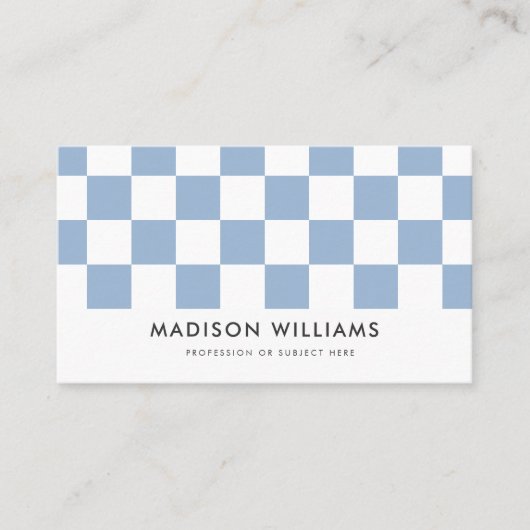 Aangepast minimaal monogram Visitekaartje (Voorkant)