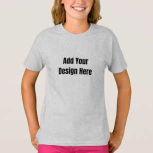 Aangepast minimaal ontwerp voeg foto of tekst toe t-shirt
