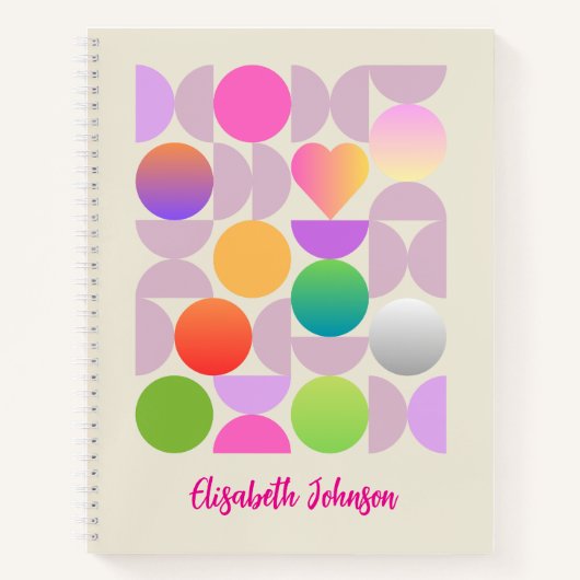 Aangepast Minimalistisch Dagboek Notitieboek (Voorkant)