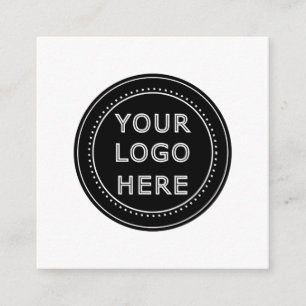 Aangepast minimalistisch, eenvoudig & modern informatiekaartje