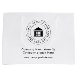 Aangepast Minimalistisch Eenvoudig Zakelijk Logo P Groot Cadeauzakje