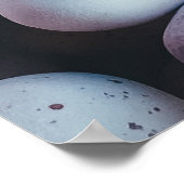 Aangepast/minimalistisch/gelukkig Pasen Poster (Hoek)