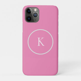 Aangepast minimalistisch monogram Case-Mate iPhone case