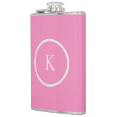 Aangepast minimalistisch monogram heupfles (Links)