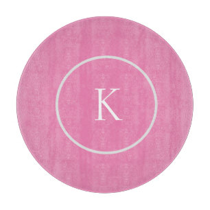 Aangepast minimalistisch monogram snijplank