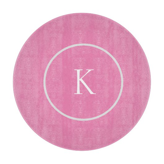 Aangepast minimalistisch monogram snijplank (Voorkant)