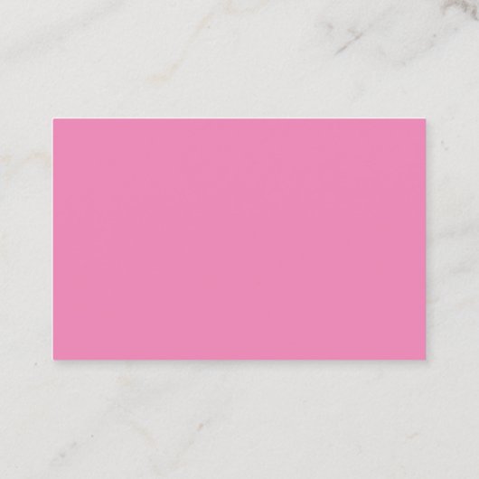 Aangepast minimalistisch monogram visitekaartje (Achterkant)