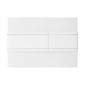 Aangepast Minimalistisch Uniek Zwart Script Trouwe Uitnodigingen Wikkel (Achterkant Voorbeeld)