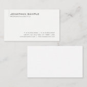 Aangepast minimalistisch voor moderne professionel visitekaartje (Voorkant / Achterkant)