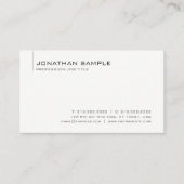 Aangepast minimalistisch voor moderne professionel visitekaartje (Voorkant)