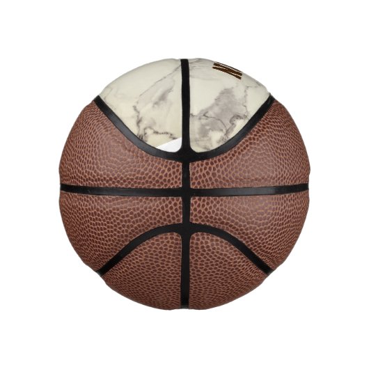 Aangepast Mocha Marmer Basketbal (Rechts)