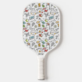 Aangepast model van het Kawaii-patroon Pickleball Paddle (Voorkant)