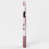 Aangepast model voor zwart roze retroArt-patroon Case-Mate iPhone Case (Achterkant/rechts)