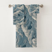 Aangepast modelgolfpatroon bad handdoek (Insitu)