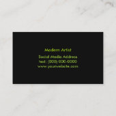 Aangepast modern 519 Ver.2 Visitekaartje (Achterkant)