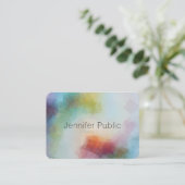 Aangepast, modern Abstract art, elegant Visitekaartje (Staand voorkant)