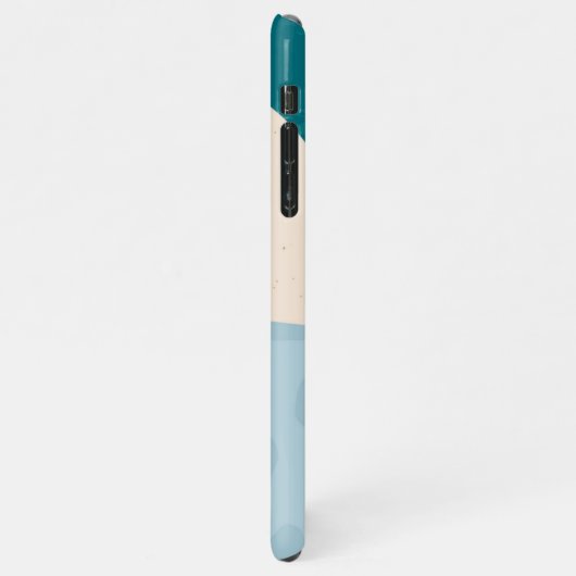 Aangepast modern Abstract lebbudget iPhone Hoesje (Linkerkant)