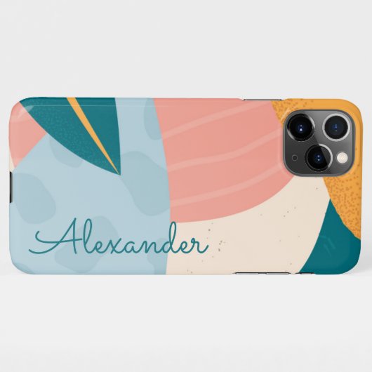 Aangepast modern Abstract lebbudget iPhone Hoesje (Achterkant horizontaal)