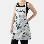 Aangepast modern Abstract Terrazzo Pattern Kitchen Schort (Insitu)