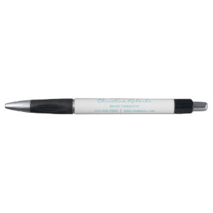 Aangepast modern aqua turquoise bedrijfs promotiem pen