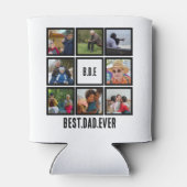 Aangepast modern BDE Beste pap ooit 8 Foto collage Blikjeskoeler (Achterkant)